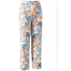 NWT 100% Linen ankle pants 14